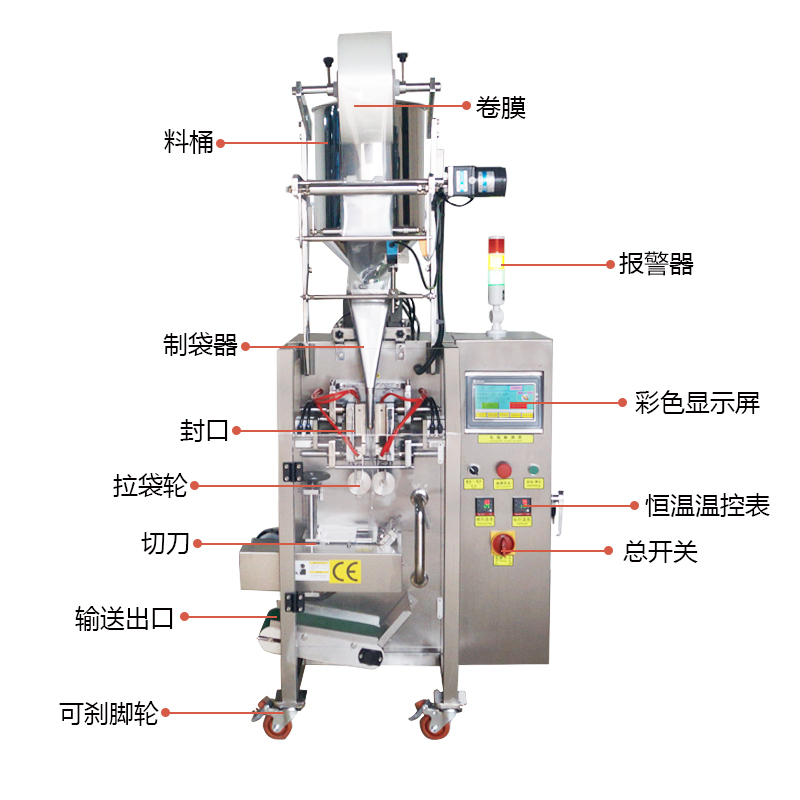 边封液体包装机(图5) 边封液体包装机(图5)