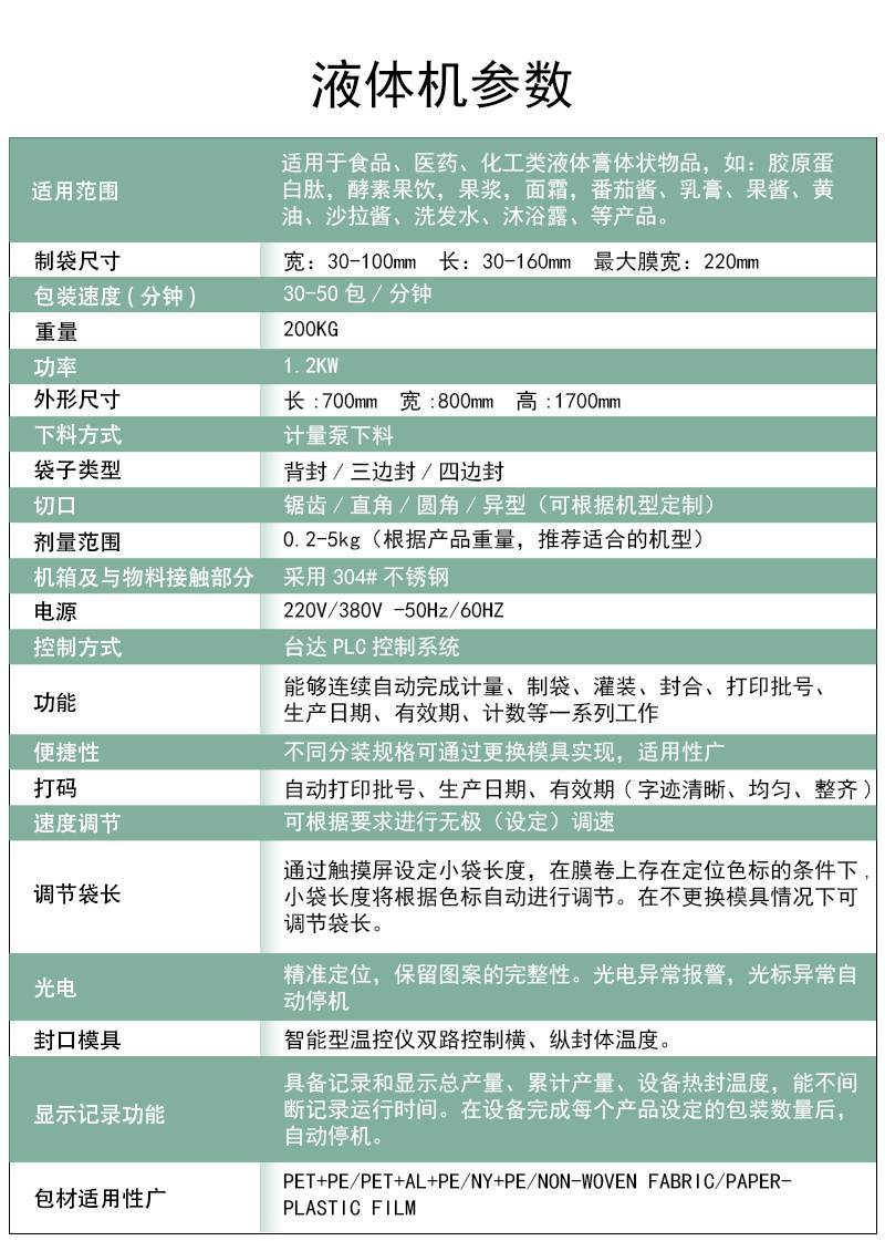 伺服水溶膜液体包装机(图2)