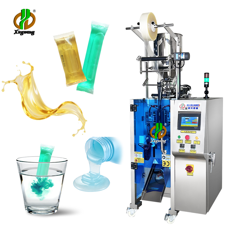 水溶膜洗衣液包装机(图1) 水溶膜洗衣液包装机(图1)