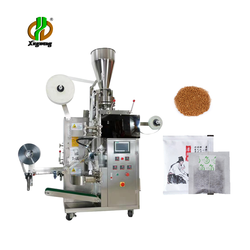 inner outer tea bag packing machine with thread and tag(图4)