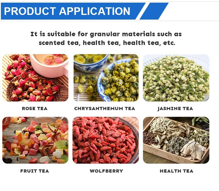 pyramid inner bag and 3 sides seal outer bag tea packing machine electric scale type(图9)