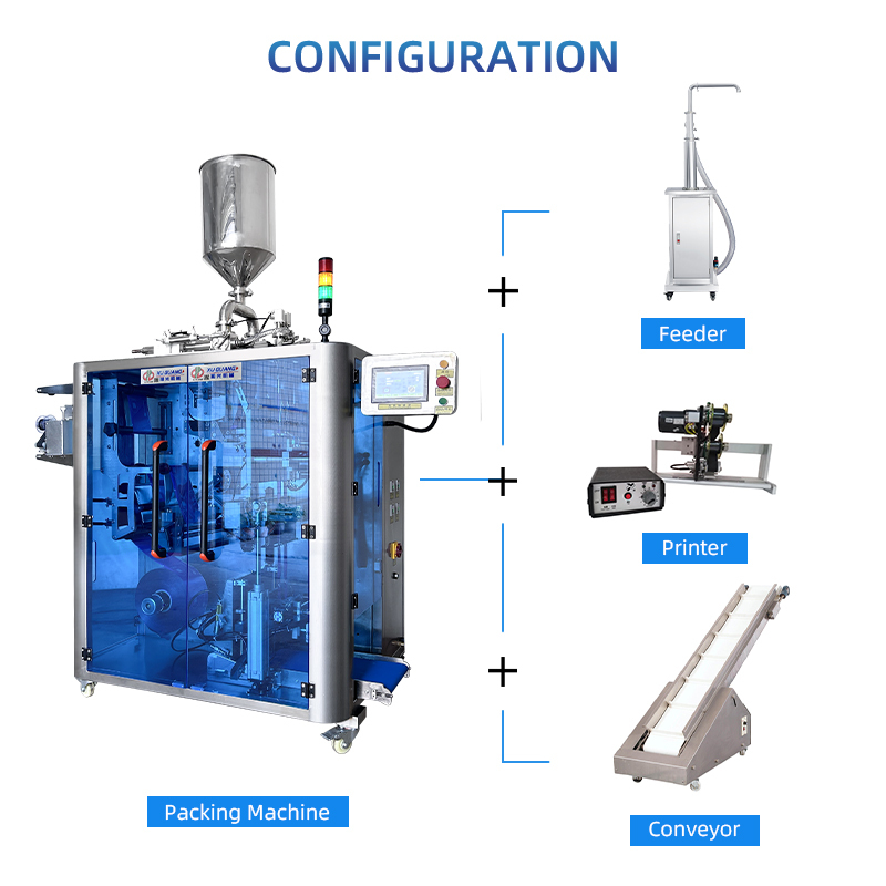 double line 3-sides sealing round corner liquid packing machine(图5)