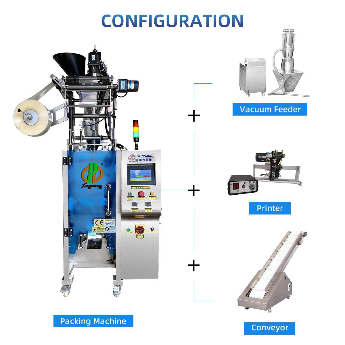 high-speed back sealing round corner powder packing machine(图5)