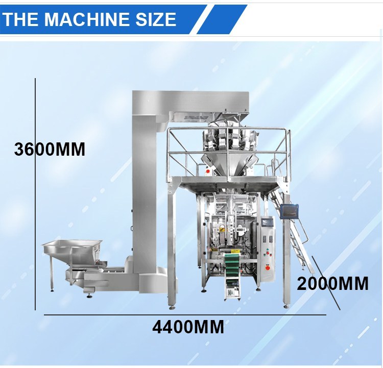 Automatic weighing 10 heads electric scale granule snack packing machine(图6)