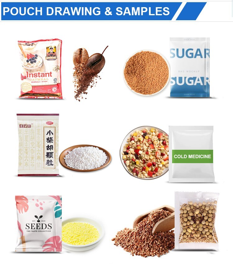automatic 4 heads electric scale weighing and packing machine(图8)