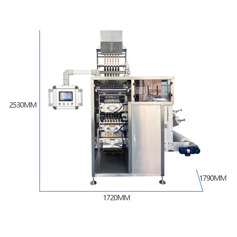 multi-lanes cold granules 4-sides sealing granule packing machine(图6)