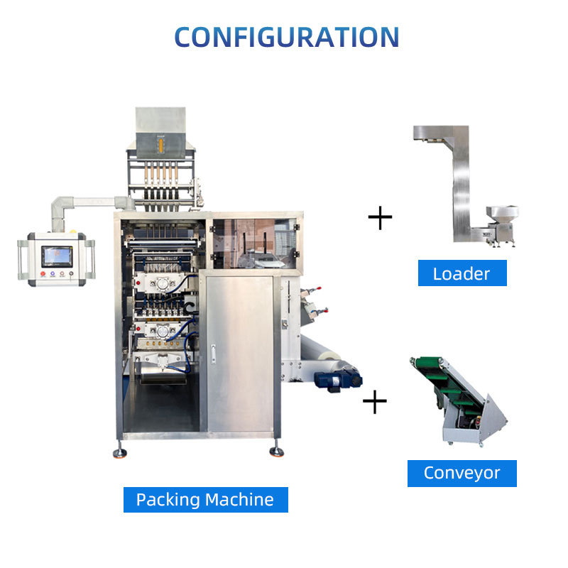 multi-lanes cold granules 4-sides sealing granule packing machine(图5)