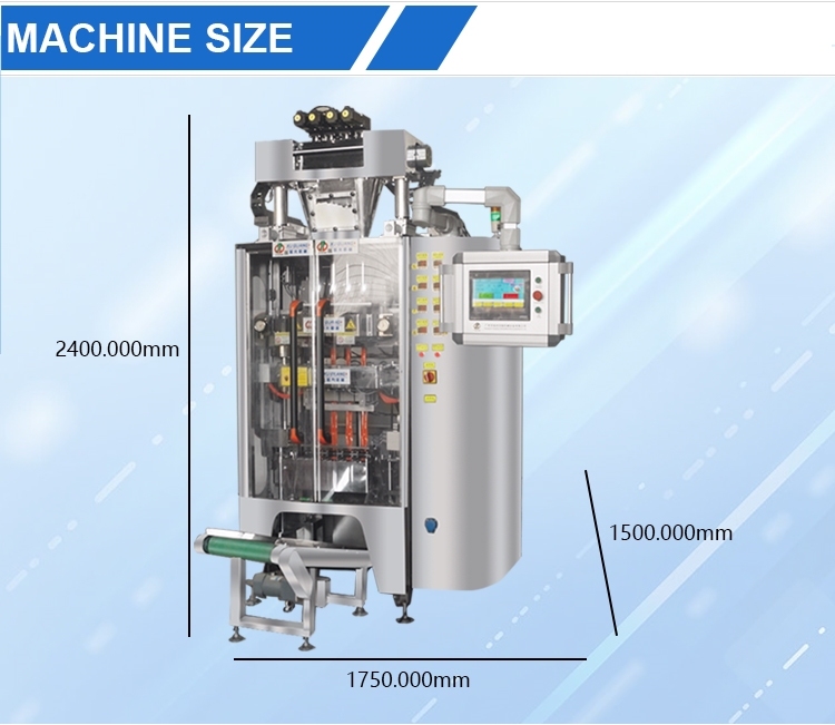 4-lanes back seal round corner powder packing machine(图6)
