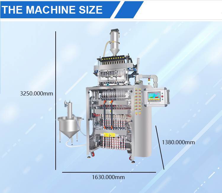 10-lines back sealing stick seal Probiotic nutritional powder automatic packaging machine(图6)