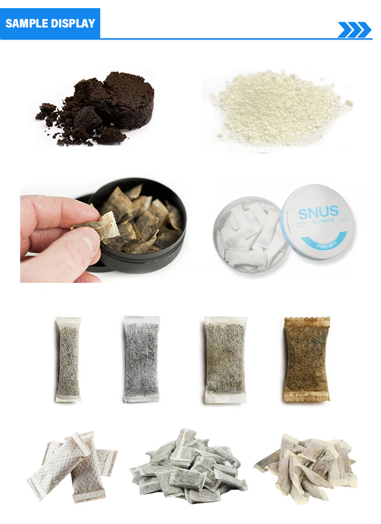Wet snus packing machine high output large capacity(图2) Wet snus packing machine high output large capacity(图2)